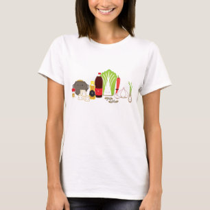 Tio nödvändiga ingredienser i koreansk mat t shirt
