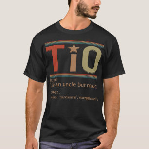 Tio Noun Shirt, Tio Definition Tee, Spanska morbro T Shirt
