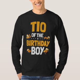 Tio of the Birthday Boy Construction Worker Bday P T Shirt