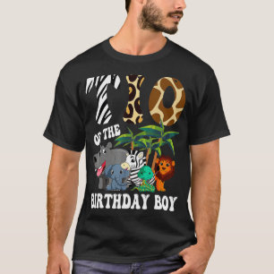 Tio of the Birthday Boy Zoo Bday Safari Celebratio T Shirt