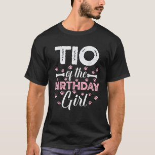 Tio of the Birthday Girl Hund Family M T Shirt