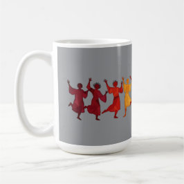 Tio ord A Leaping cut out Stencil-Stil 4 Kaffemugg