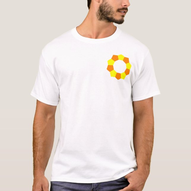 Tio Pentagons på fick- - OY Tee Shirt (Framsida)