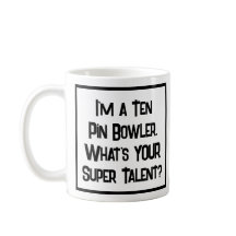 Tio Pin Bowlare Super Talang. Kaffe Mugg