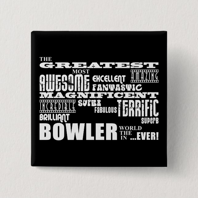 Tio Pin Bowler Underbarare Bowlareare världen någo Knapp (Framsida)