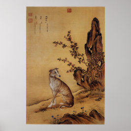 Tio Prized Hundar - Banjinbiao (kinesisk greyhound Poster