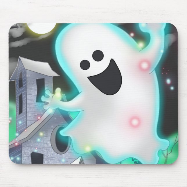 Tio små monster:Gabbie, Ghost: Mouse Pad Musmatta (Framsidan)