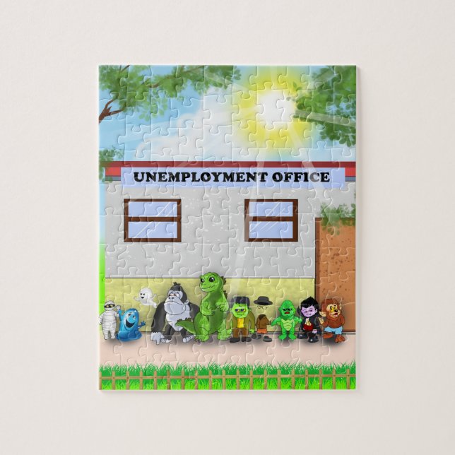 Tio Små Monster: Komplett Set-pussel Pussel (Vertikal)
