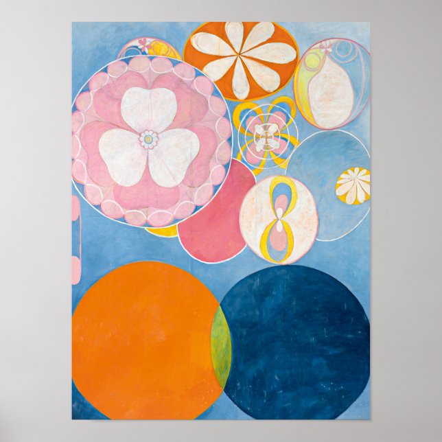 Tio Största, nr 2, Barndom | Hilma af Klint | Poster (Framsidan)