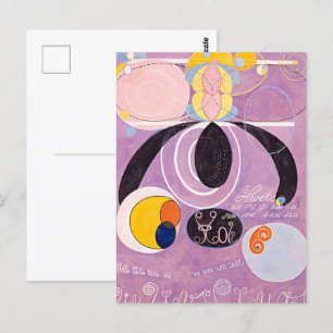 Tio Största, Nr. 6, Vuxen ålder Hilma af Klint Vykort