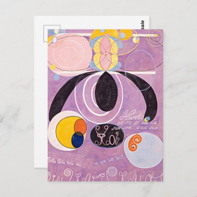 Tio Största, Nr. 6, Vuxen ålder | Hilma af Klint | Vykort (Fram/baksida)