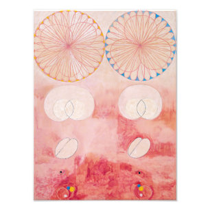 Tio största, nr 9, gammal Hilma af Klint Fototryck