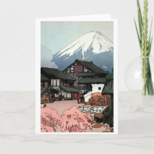 Tio vyer av Fuji, Funatsu, Yoshida Kort
