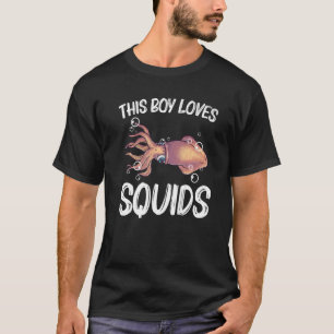 Tioarmad bläckfisk, bläckfisk, bläckfisk t shirt