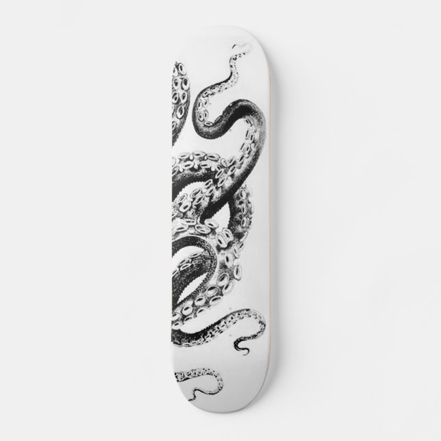 Tioarmad bläckfisk skateboard bräda 20,5 cm (Framsida)