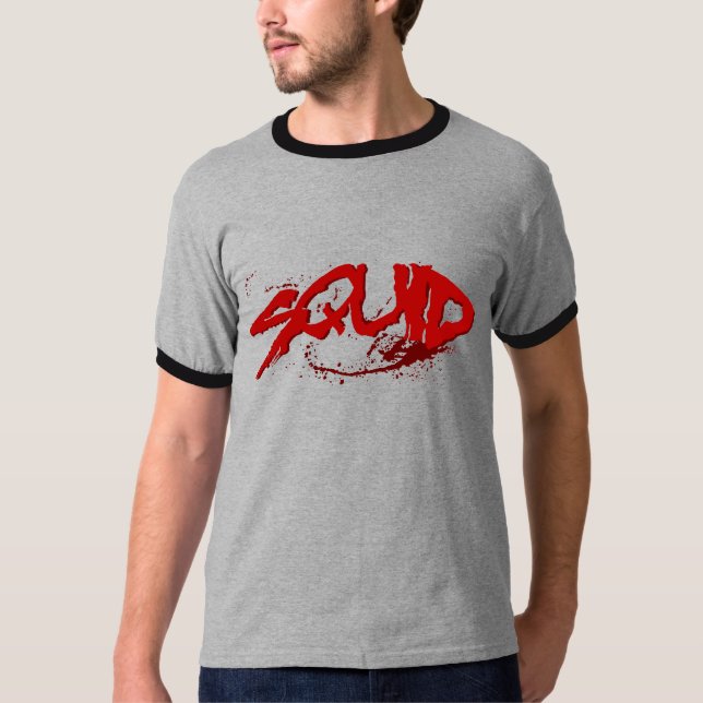 Tioarmad bläckfisk t-shirt (Framsida)