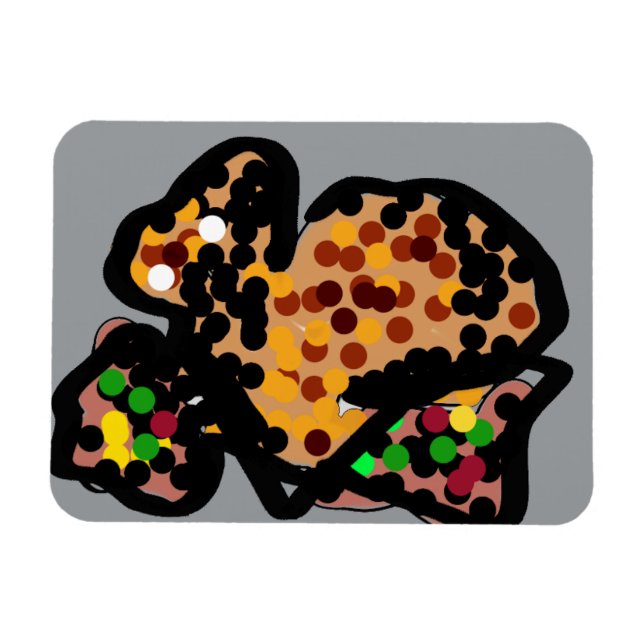 Tioarmad prick magnet (Horisontell)