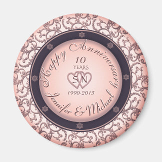 tioårsdagen av lycklig magnet