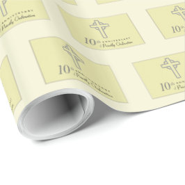Tioårsdagen av prästen Embossed Kor Presentpapper