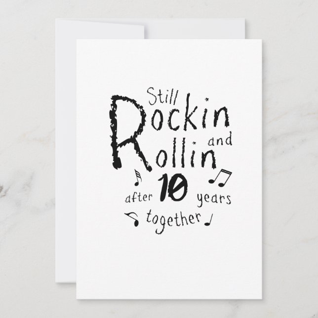 Tioårsdagen - tioårsdagen Par Kort (Framsida)