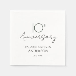 Tioårsjubileum - minimala blöjor pappersservett