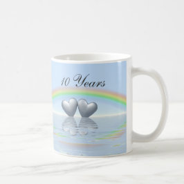 Tioårsjubileum Tin Hearts Kaffemugg