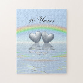 Tioårsjubileum Tin Hearts Pussel