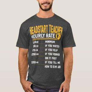 Tiodagshastighet för huvudstartlärare - Förskola T Shirt