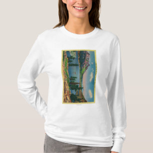 Tioga sjö och Mt. Dana i kickSierran T-shirt