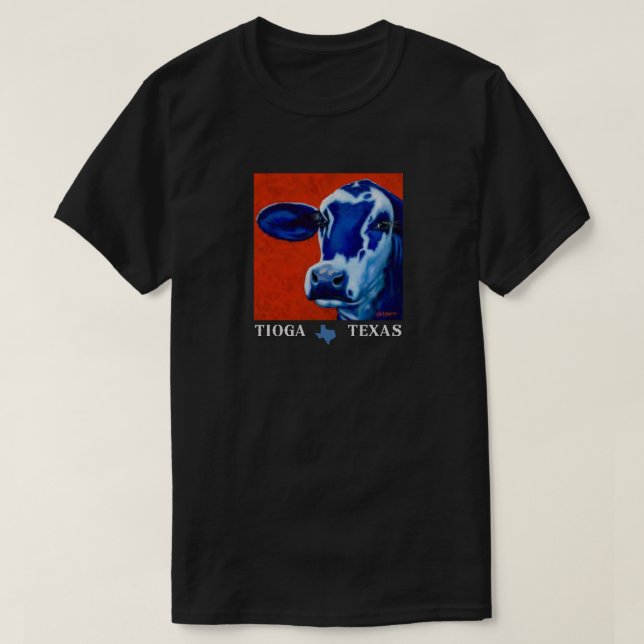 Tioga Texas Tee (Design framsida)