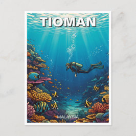 Tioman Malaysia Dyka Vykort