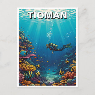 Tioman Malaysia Dyka Vykort