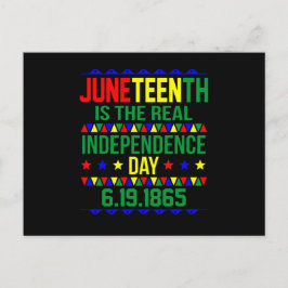 Tionde århundradet är Real Independence day 1865 Vykort