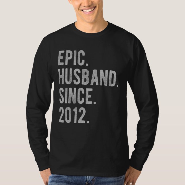 Tionde Bröllop-årsdagen för hans Epic Make Sinc T Shirt (Framsida)