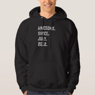 Tionde födelsedag Fantastisk sedan juli 2012 10 år Hoodie