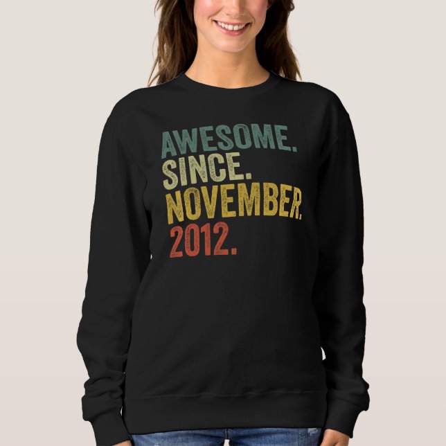 Tionde födelsedag Fantastisk sedan november 2012 1 T Shirt (Framsida)