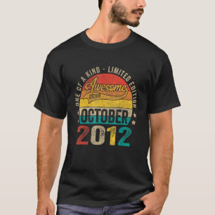 Tionde födelsedag Fantastisk sedan oktober 2012 10 T Shirt