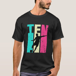 Tionde födelsedag Retro Ocer 10 år gammal födelsed T Shirt