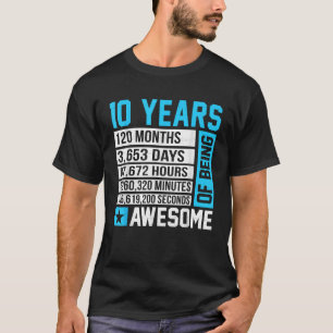 Tionde födelsedagen 10 år efter att ha varit Fanta T Shirt