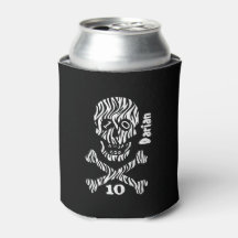 Tionde födelsedagen eller valfritt år Skull och ko