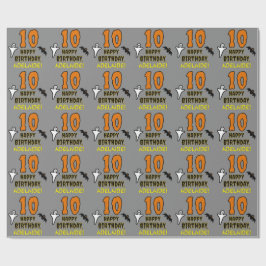 Tionde födelsedagen: Spooky Halloween Theme, eget  Presentpapper