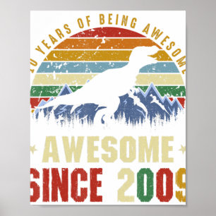 Tionde födelsedagsgåvor 10 år gammal Fantastisk 20 Poster