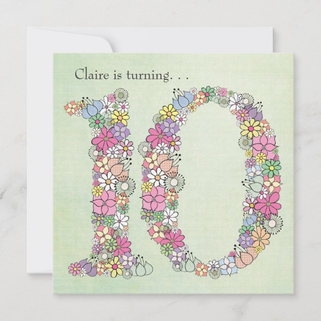 Tionde inbjudan till Anpassningsbarna Flick kalas (Framsida)