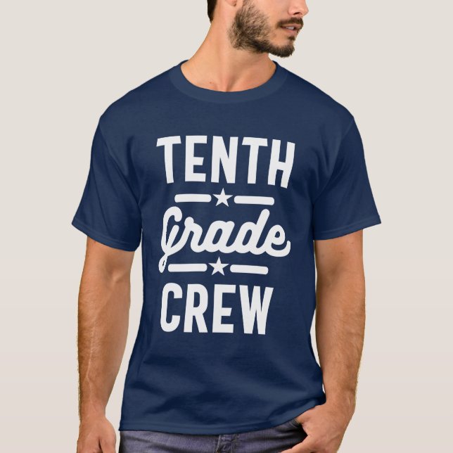 Tionde Klass-läraren Back to school T Shirt (Framsida)