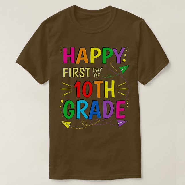 tionde Klass tionde Back to school T Shirt (Design framsida)