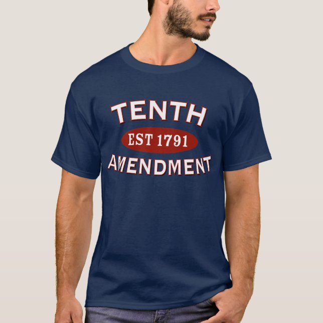 Tionde rättelse Est 1791 T-shirt (Framsida)