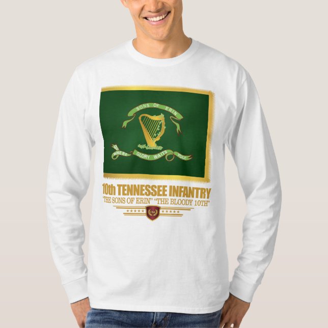 Tionde Tennessee Infantry T-shirt (Framsida)