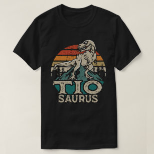 Tiosaurus Dinosaur farbror Saurus Fars dag T-Shi T Shirt