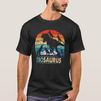Tiosaurus T Rex Tio Dinosaur 4 Kids Fars dag Shirt