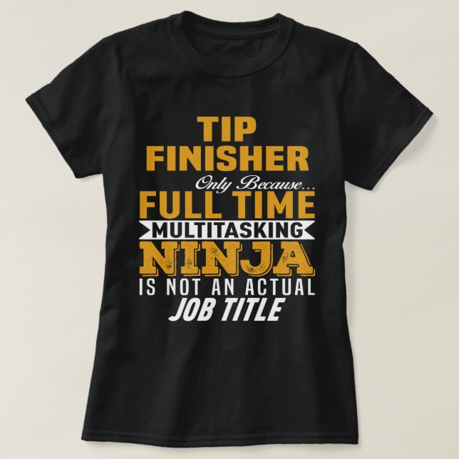 Tip Finisher T Shirt (Design framsida)